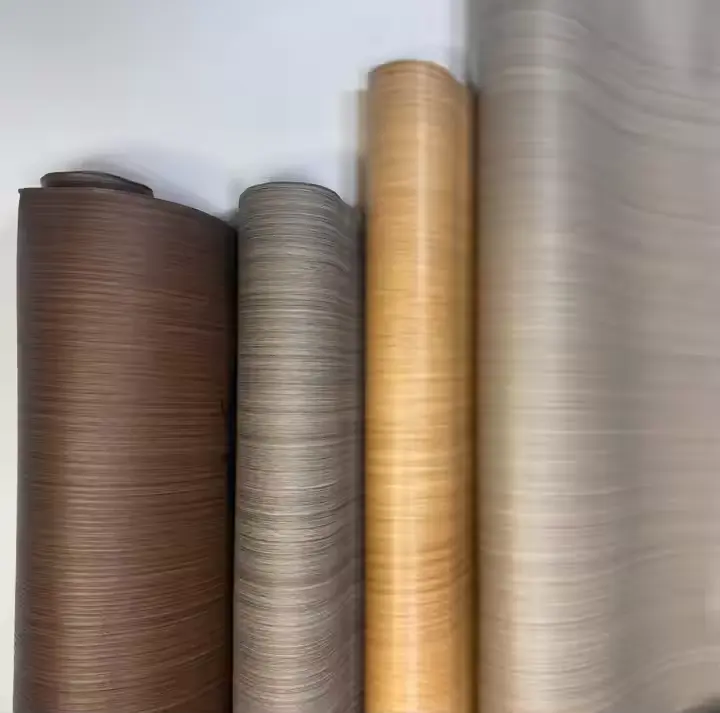 PVC סרט דקורטיבי צבע עץ צבע PVC כסף לדלת