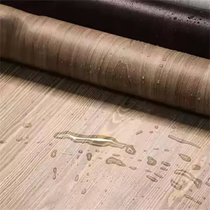 סרט תבואה עץ PVC לארון מטבח כיסוי ריהוט